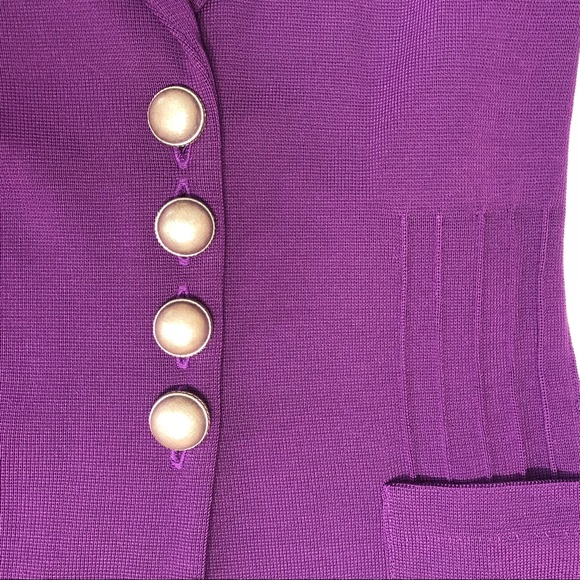 Misook Textured Ribbed Button Front Blazer… - Picture 4 of 7